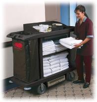 Why is it important to set-up a housekeeping trolley?