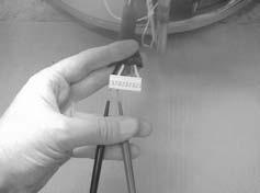 volts AC, is there 115VAC across terminals shown in photo 29? Check for damage to AC supply power cord.
