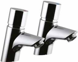 Plumb Center AVON 21 Pair Self Closing Basin Taps with Dual Indices B97302 B8267AA Commercial use Water and energy saving Business & Leisure Brassware