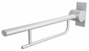 Plumb Center CONTOUR 21 60cm Straight Grab Rail - White C90142 S6454AC Polyester coated aluminium Concealed fixing Business & Leisure Grab Rails 600mm 600 35 100 35 Capable of supporting 200kg 100