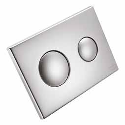 Repair, Maintenance and Improvement Commercial Plumbing Solutions CONTEMPORARY FLUSHPLATE With Armitage Shanks Logo - Satin Finish B32610 S4397BX For use with Conceala 2 cisterns 155 225 190 opening