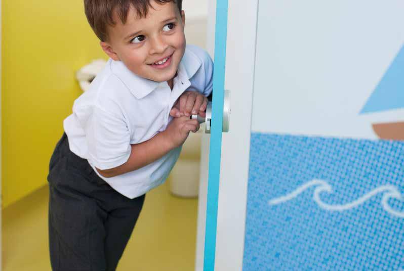 generation washrooms for the next generation Dedicated product created for children Fun designs and a vibrant colours Low
