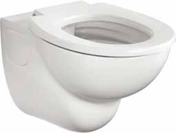 5/3 L dual flush 360 415 side inlet Lever and no touch sensor flushing options 150 250 max Hospitals WC Bowls CONTOUR 21 Rimless Wall Hung WC Bowl - Standard Projection B98956 S307601 285 615 outlet