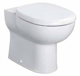 Repair, Maintenance and Improvement Commercial Plumbing Solutions PROFILE 21 Back-To-Wall WC Bowl Horizontal Outlet J23334 S309501 Domestic or Commercial use Slow close seat option 550 top inlet 365