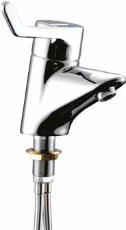 Repair, Maintenance and Improvement Commercial Plumbing Solutions CONTOUR 21 Single Lever 1 Taphole Sequential Thermostatic Basin Mixer with Copper Tails,