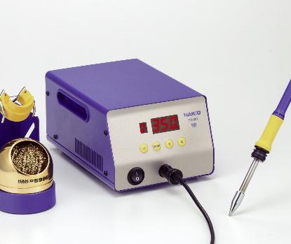 The FX-801 is the ideal soldering station for extremely large mass components such as, high current inductor coils, heat sinks, large transformers, shields and other difficult to solder applications