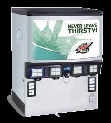 Servend s FLAV R PIC ice/beverage dispenser gives your customer multiple options to customize their drink to their taste 16 beverage selections.