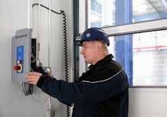 Assurance behind every door Our professional technicians service any brand of door. Our service vehicles carry common spare parts, allowing most problems to be solved on the first visit.