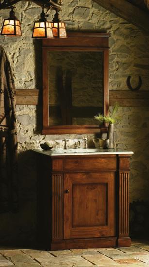 Complete the look with a spacious KOHLER mirrored cabinet, available in a