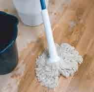 Initial finishing Annual care Before a new floor is taken into use it is recommended to buff it both