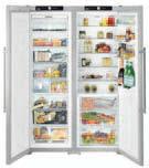 Side-by-Side fridge-freezers SBSes 7165 Plus 11 11 SBSbs 76 SBSes 75 11 11 11 11 SBSes 76 SBSes 75 SBSes 75 Energy effi ciency class Energy consumption year / hrs ¹ Total net capacity Fridge