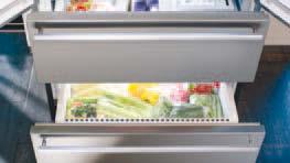 Or the two BioFresh drawers, which keep food fresh for significantly longer.