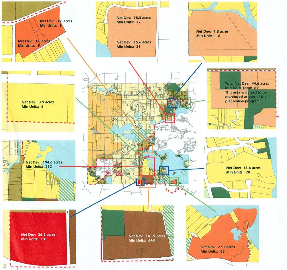 CHAPTER TWO THREE LAND USE PLAN PREVIOUSLY PLANNED LAND USE In July of 2006, the Minnetrista City Council amended the 1998 Comprehensive Plan.