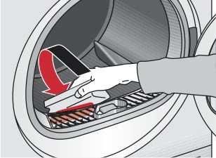 Remove all items from pockets. Check for cigarette lighters. The drum must be empty prior to loading. Inspecting the dryer Sorting and loading laundry See programme overview on page 7.