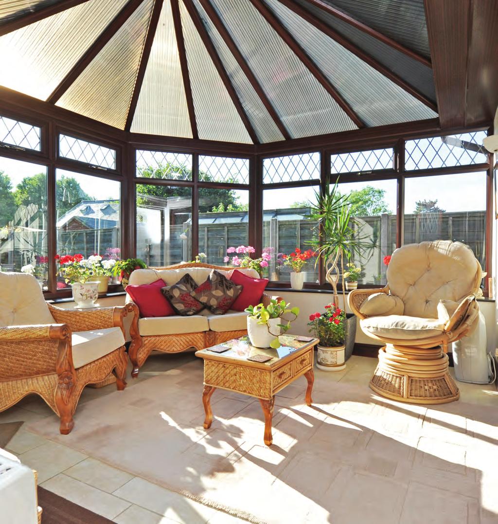 The conservatory is our favourite room