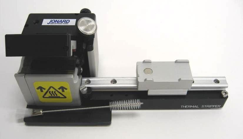 External Overview The following picture is an external overview of the Thermal Stripper with Fiber Holder