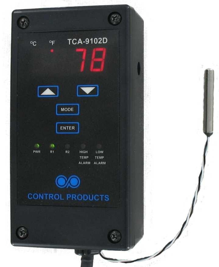 TCA-9102 Series Surface Mount Temperature Controllers with High and Low Alarm General Description & Applications The TCA-9102 Series Temperature Controller with Alarm offers a versatile solution for