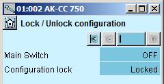 Configuration - continued Unlock the configuration of the controllers 1. Go to Configuration menu If you want to know more about the different configuration options, they are listed below.