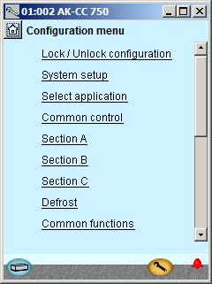 Configuration - continued Definition of common functions 1. Go to Configuration menu 2. Select Common functions 3. Set functions in the first display Press the +-button to go on to the next page 4.