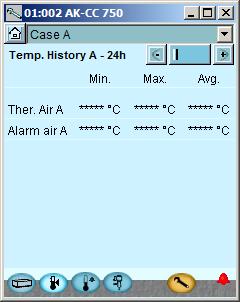 Settings for thermostat Remember the settings at the bottom of the pages the ones that can only be seen via the Scroll bar. Page 2 shows a summary of the temperature sequence over the past 24 hours.