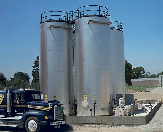 CMI tanks feature high density mineral wool insulation clad by aluminum jacketing to retain heat and maintain appearance even after years
