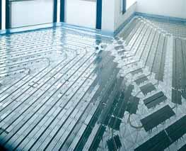 Greenfloor heating Worcester s Greenfloor heating system uses a water-filled pipe system that turns the floor into a large surface area radiator.