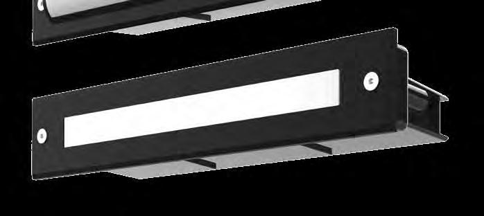 mounting heights 120VAC LED Driver Flat or curved face plates Sleek