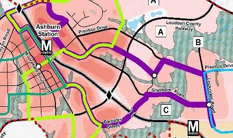 realigned Shellhorn Road and changes to land use and travel
