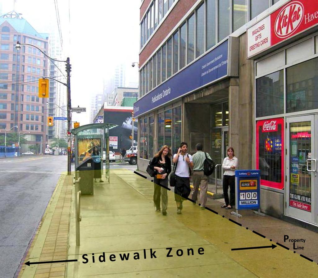 The Streetscape Manual offers a pedestrian-based focus with particular attention given to the quality of