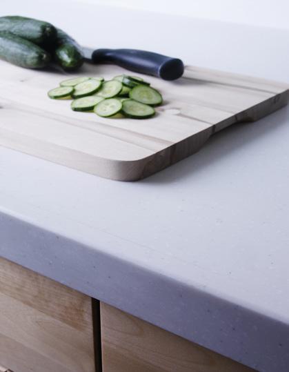 18 19 ACRYLIC WORKTOPS custom-made If you are looking for a kitchen worktop that is highly flexible in design and offers seamless joins, look no further than an acrylic worktop.