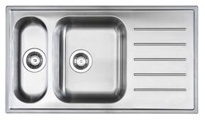 BOHOLMEN inset sink 1 bowl $119 Fits cabinet frames minimum 60cm wide. May be completed with BOHOLMEN sink accessories for effective use of space of the sink.