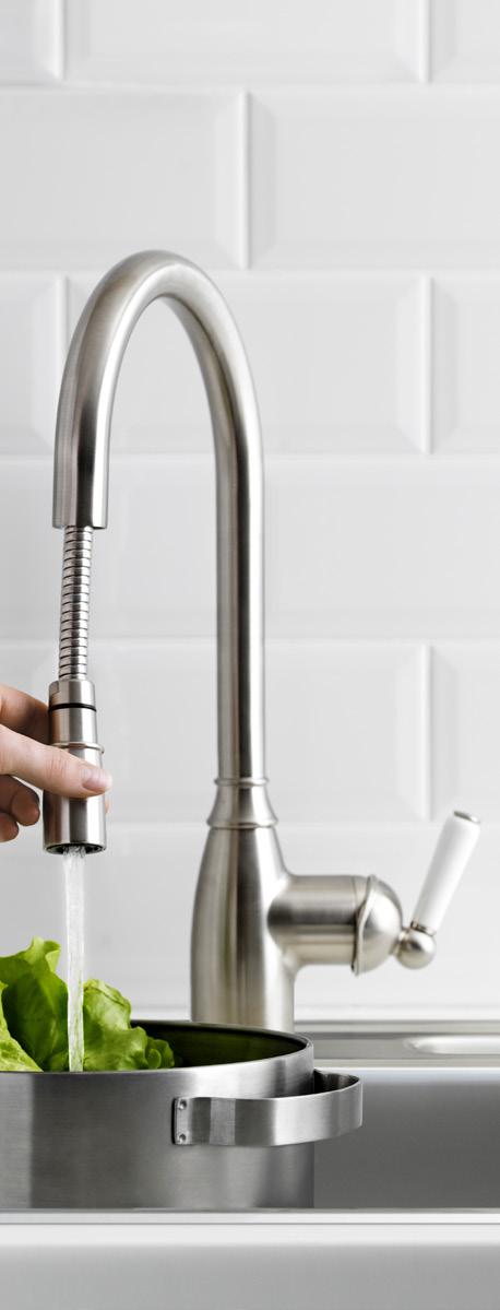 38 TAPS 39 TAPS Our taps are designed to fit your sink and suit your kitchen needs.