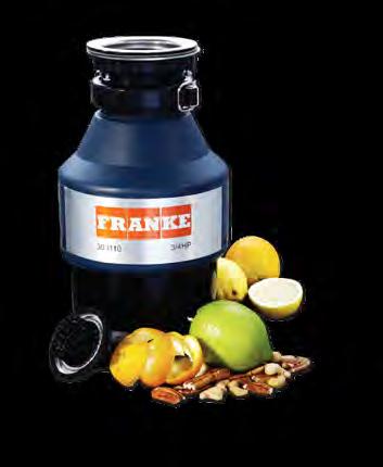 Waste Disposer Specification Franke Waste Disposer 3/4HP, complete with Air Switch. Waste Disposer to be fitted to a sink or prep bowl (sink/prep bowl elsewhere measured).