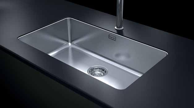 S4000 - R25 Whatever your type of worktop, a stainless steel flush-mount Foster sink will always guarantee hygiene, quality and durability over