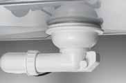 Complements Automatic waste fitting PA "Space" automatic waste fitting with squared rotating remote control and with perimeter overflow SPACE automatic waste fittings 8407 108 PE "Space" automatic