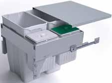 42 lt min 60 cm NEW 8145 000 112 Split 4 XL Waste bins System for waste