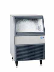 beverage dispensers Top mount Chewblet and flake ice machines on Follett bins. Gravity dispense bins available.