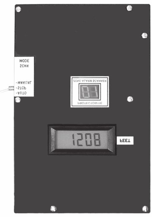 Option C - NDS-91-16X, 16 Zone Alarm Scanner DESCRIPTION: The NDS-91-16X Sixteen Zone Alarm Scanner identifies the zone number in conjunction with linear alarm point identification of a PROTECTOWIRE
