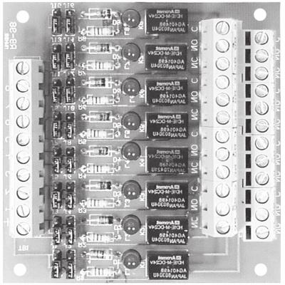 Option RR - Auxiliary Relay Module - RB-98 DESCRIPTION: Auxiliary signaling relays are often needed to provide an interface to other systems for annunciation and/or to pilot electrical shutdown.