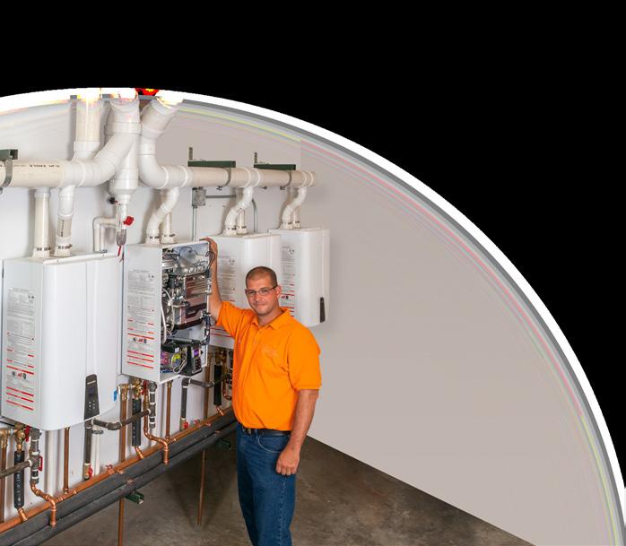 Condensing technology maximizes energy savings by capturing additional heat from the flue gases. As a result, energy consumption and greenhouse gases are significantly reduced.