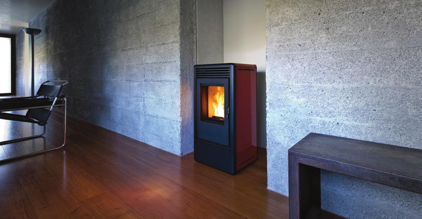 black, bordeaux, ivory or silver Comfort Air version comes equipped with a remote controlled thermostat Air (2.