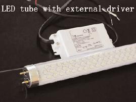 Due to innovative development this LED tube generates the same or even higher lumen output in comparison with a fluorescent tube without making use of any additional reflector!