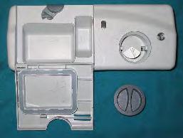 Detergent and Rinse Aid Dispensing System The detergent and rinse aid dispenser consists of two dispensers combined in one housing that are controlled with one wax motor actuator.