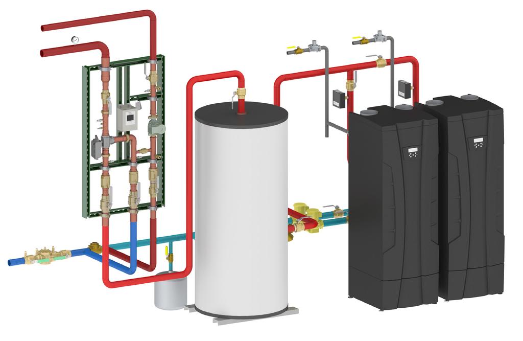 Advanced System Design AM Water Heaters with ADMS Tempering System, Duplex Stainless Steel Storage Tank and
