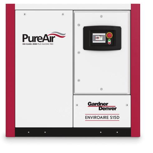 GARDNER DENVER COMPRESSED AIR TECHNOLOGIES Everything under control The S-Series is available with different controller options.
