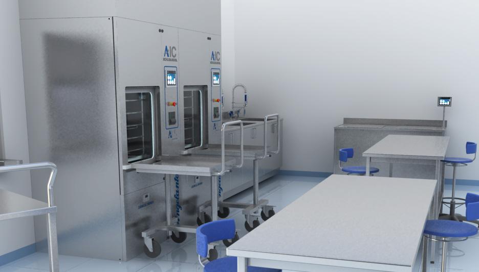 EUROPEAN INFECTION CONTROL Washing and disinfection cycles The Eurowasher line is configured with the following cycles: 1 2 -Thermo-chemical washing and disinfection for surgical instruments at 93 C