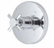 trim only Pressure balanced Use with ACCUFIT TM valve MIR3001 THERMOSTATIC VALVE TRIM Product Code: MIRML9009 Metal cross