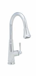 8 GPM max flow HARTFIELD SINGLE HANDLE KITCHEN FAUCET Product Codes: MIRXCHA101CP *Available Fall 2015 MIRXCHA101SS *Available Fall 2015 1.