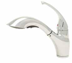 PRESIDIO SINGLE HANDLE PRE-RINSE PREP SINK FAUCET Product Codes: MIRXCPS101CP *Available Fall 2015 MIRXCPS101BN *Available Fall 2015 1 hole installation High arc spout with pre-rinse sprayer 1.