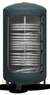 boiler as back-up Any other back-up type can be used - Pulsatoire boiler - electrical element in tank - solar thermal